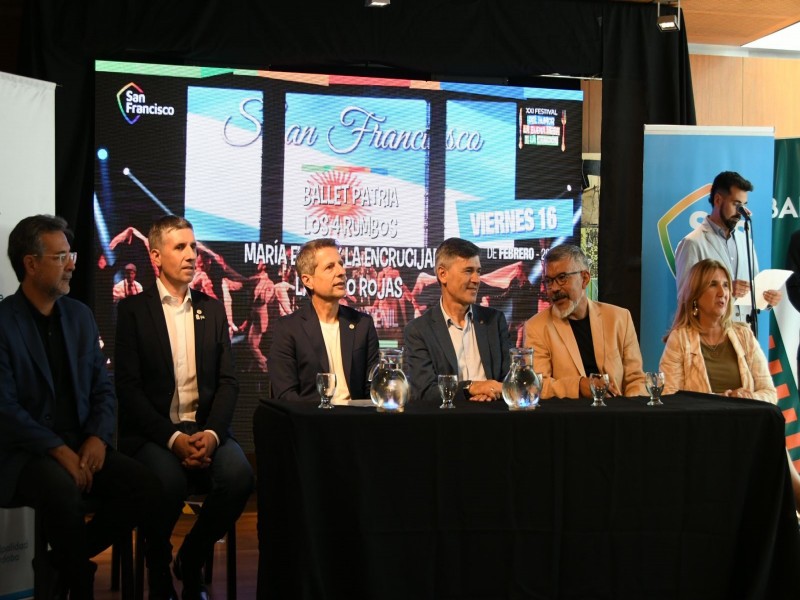 Bernarte presentó la XXI edición del Festival del Humor, la Buena Mesa y la Canción en la capital cordobesa