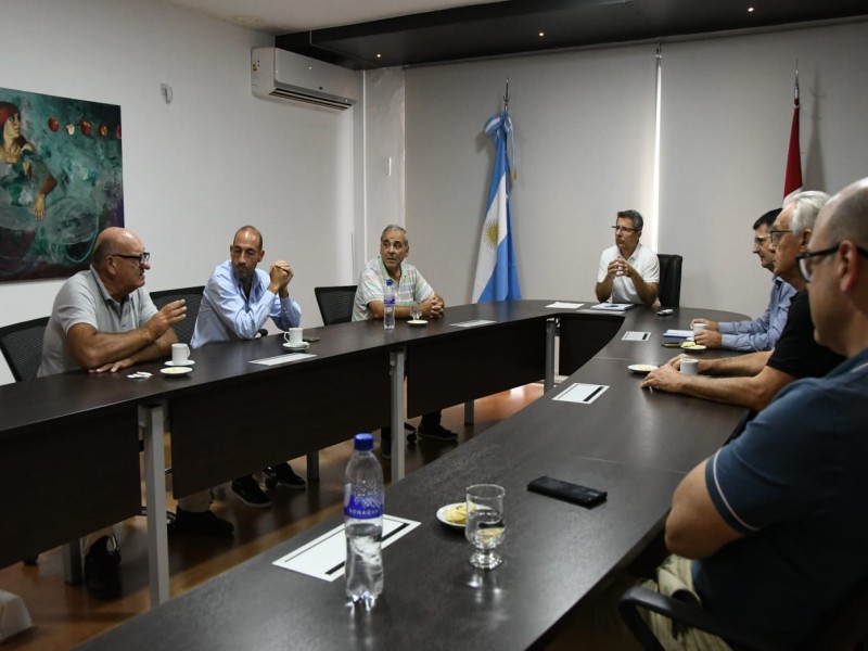 Bernarte se reunió con el directorio del Parque Industrial