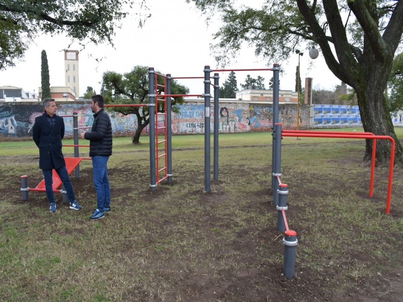 El Paseo Cervantes cuenta con nuevos circuitos deportivo y recreativo