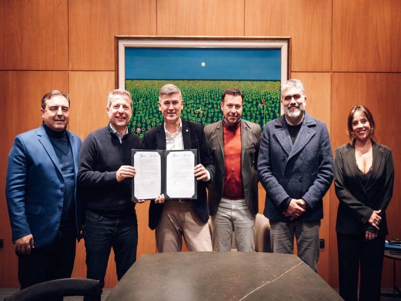 Bernarte firmó un convenio con Passerini para trabajar en conjunto sobre educación ambiental