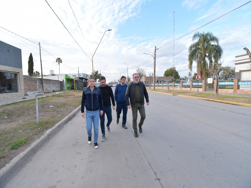 San Francisco y Frontera realizan mantenimiento de reductores de velocidad en el Interprovincial