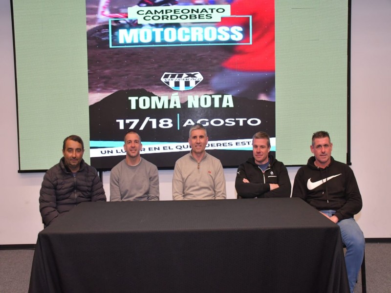 Presentaron la sexta fecha del Campeonato Provincial de Motocross para el fin de semana