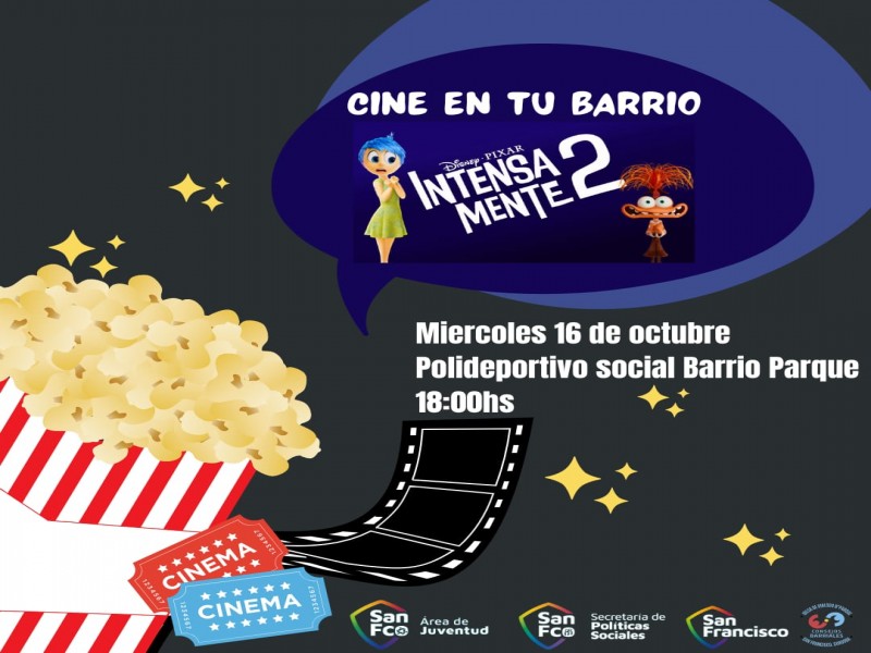 El “Cine en tu Barrio” recorre la ciudad