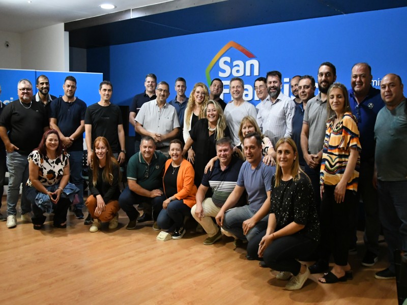 Bernarte recibió al Consejo Pastoral de San Francisco