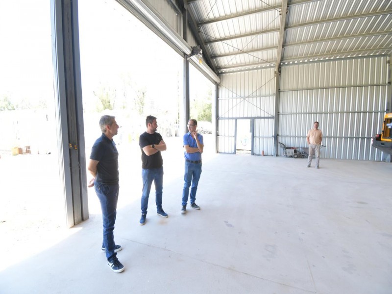 La Planta Hormigonera Municipal sumó nuevas estructuras y maquinarias