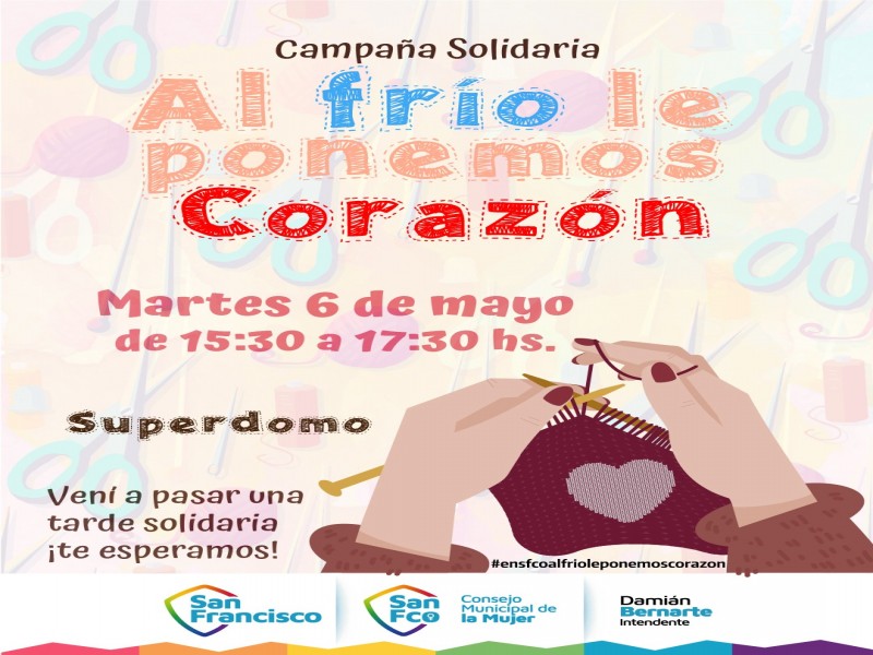 Vuelve la campaña solidaria: “Al frío…le ponemos corazón”
