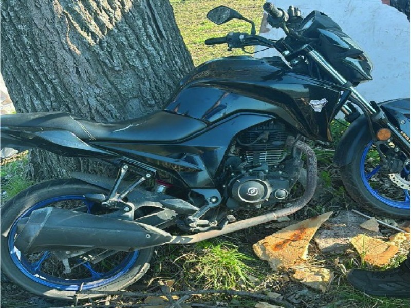 Recuperan motocicleta robada gracias al sistema "Ojos en Alerta" en Av. Talcahuano y Caseros