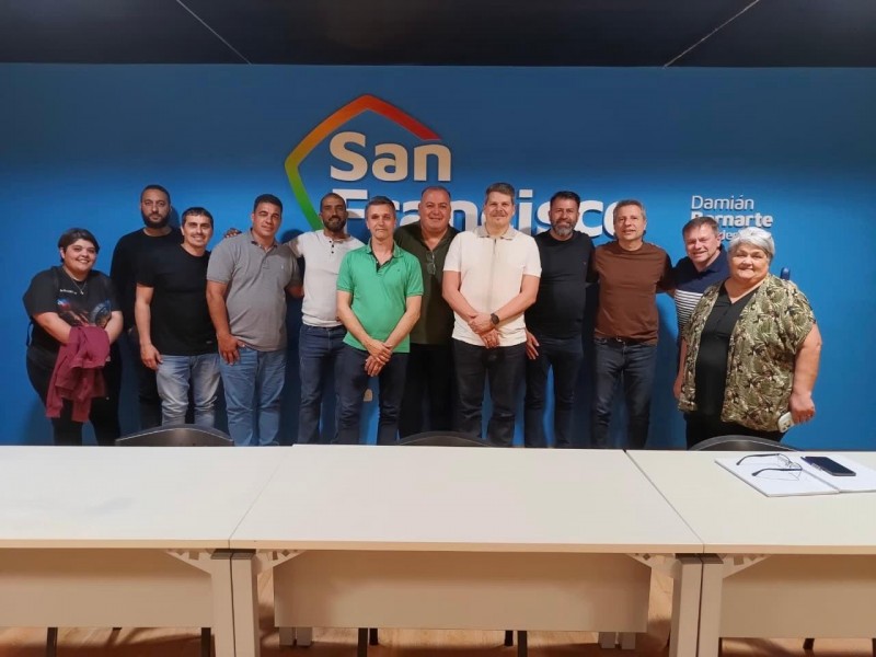 Bernarte se reunió con los miembros del Consejo Pastoral de San Francisco