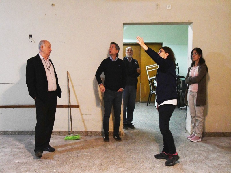 Bernarte recorrió el Cottolengo Don Orione y se comprometió a trabajar en conjunto para recuperar las instalaciones