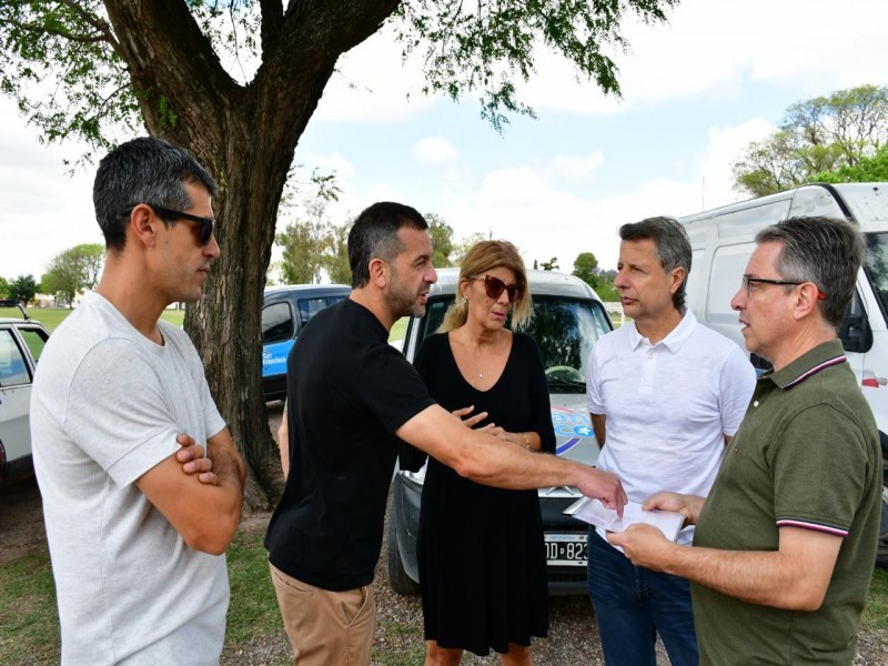 Municipio y EMUGAS anunciaron el inicio de las obras para llevar el gas natural al Polideportivo Municipal