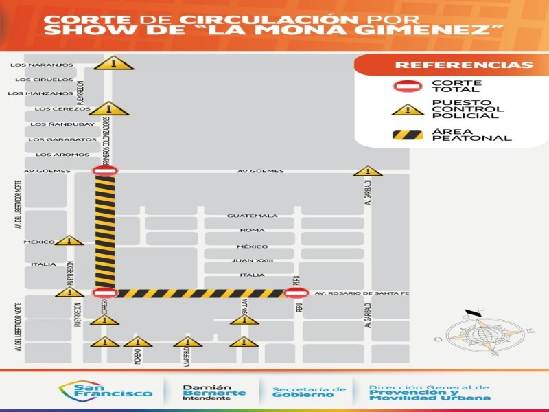 Se prepara un intenso operativo de seguridad por el show de ‘La Mona’ Jiménez