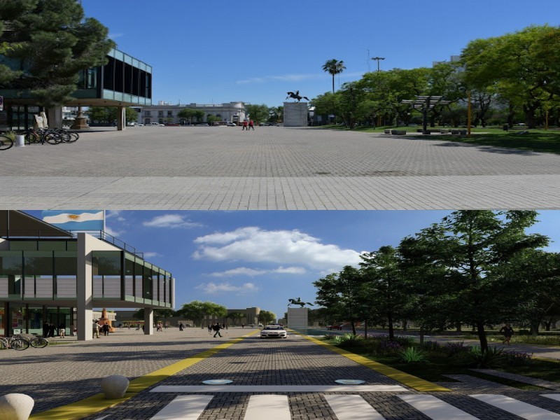 La avenida del Libertador y el Centro Cívico: una obra histórica que integra a San Francisco