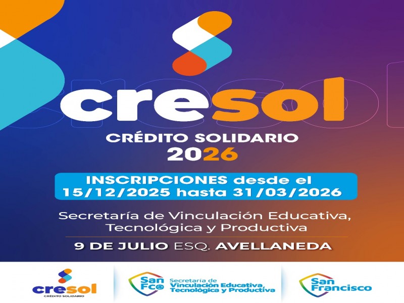 CRESOL 2026: comienzan las inscripciones para acceder al beneficio
