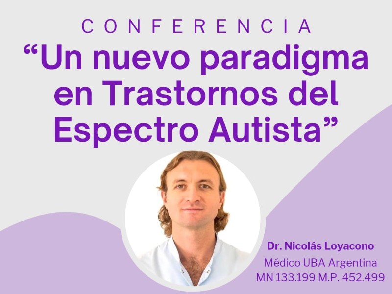 Charla sobre autismo y neurodiversidad con el Dr. Nicolás Loyacono en el Centro Cultural San Francisco